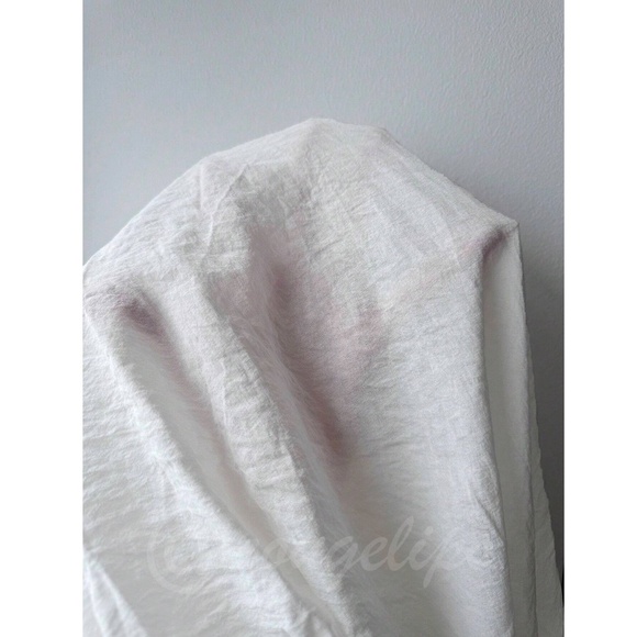 White Ruffle Cami Top Flowy - Picture 8 of 9